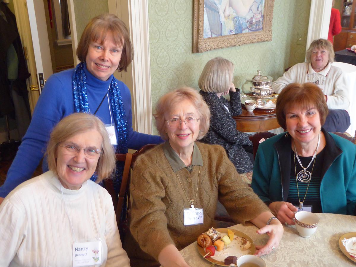 Women's Club members at an event